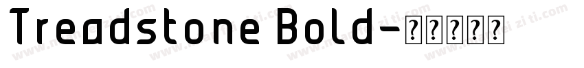 Treadstone Bold字体转换